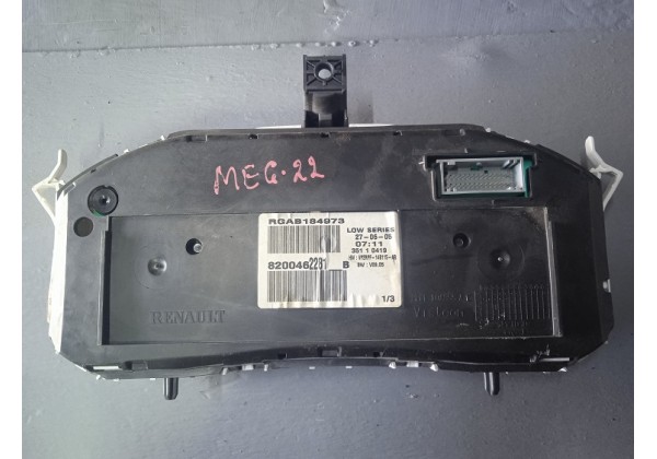 Щиток приладів Renault Megane II, 82003644015, 8200306538, 8200462281, 03-06